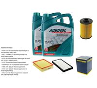 Denckermann Controllo Set Addinol Super Light 5W-40 10L per BMW 7er 730i Il