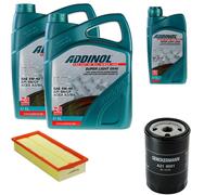 DENCKERMANN Controllo Set ADDINOL SUPER LIGHT 5W-40 11L Per Audi 80 1.8 S