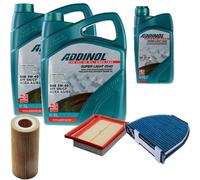 DENCKERMANN Controllo Set ADDINOL SUPER LIGHT 5W-40 11L Per Mercedes-Benz SL