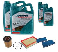 DENCKERMANN Controllo Set ADDINOL SUPER LIGHT 5W-40 12L Per BMW 7 Serie 750i Li