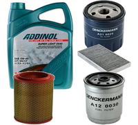 DENCKERMANN Controllo Set ADDINOL SUPER LIGHT 5W-40 5L Per Alfa Romeo 156