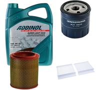 DENCKERMANN Controllo Set ADDINOL SUPER LIGHT 5W-40 5L Per Alfa Romeo 156
