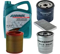 DENCKERMANN Controllo Set ADDINOL SUPER LIGHT 5W-40 5L Per Alfa Romeo 156