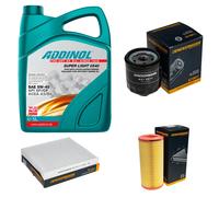 DENCKERMANN Controllo Set ADDINOL SUPER LIGHT 5W-40 5L Per Audi A2 1.4 1.6