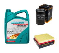 DENCKERMANN Controllo Set ADDINOL SUPER LIGHT 5W-40 5L Per Audi A8 2.8