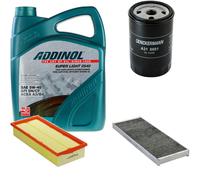 DENCKERMANN Controllo Set ADDINOL SUPER LIGHT 5W-40 5L Per Audi Cabriolet