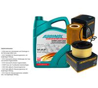 Denckermann Controllo Set Addinol Super Light 5W-40 5L per BMW Serie 3er
