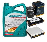 DENCKERMANN Controllo Set ADDINOL SUPER LIGHT 5W-40 5L Per Chevrolet Spark