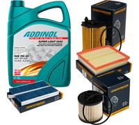 DENCKERMANN Controllo Set ADDINOL SUPER LIGHT 5W-40 5L Per Citroën Berlingo