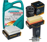 DENCKERMANN Controllo Set ADDINOL SUPER LIGHT 5W-40 5L Per Citroën C3 II 1.2