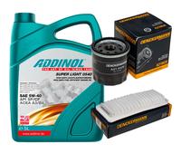 DENCKERMANN Controllo Set ADDINOL SUPER LIGHT 5W-40 5L Per Daihatsu YRV 1.3