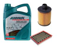 DENCKERMANN Controllo Set ADDINOL SUPER LIGHT 5W-40 5L Per Fiat Croma 1.9 D