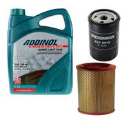DENCKERMANN Controllo Set ADDINOL SUPER LIGHT 5W-40 5L Per Fiat Doblo 1.6
