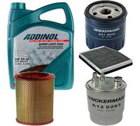 DENCKERMANN Controllo Set ADDINOL SUPER LIGHT 5W-40 5L Per Fiat Doblo Cargo