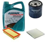 DENCKERMANN Controllo Set ADDINOL SUPER LIGHT 5W-40 5L Per Fiat Panda 1.2