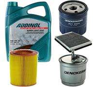 DENCKERMANN Controllo Set ADDINOL SUPER LIGHT 5W-40 5L Per Fiat Punto 1.9 DS