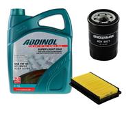 DENCKERMANN Controllo Set ADDINOL SUPER LIGHT 5W-40 5L Per Honda Accord V