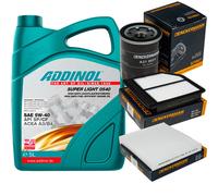 DENCKERMANN Controllo Set ADDINOL SUPER LIGHT 5W-40 5L Per Honda Civic VIII