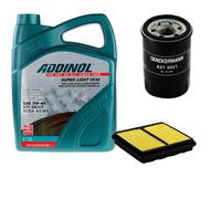 DENCKERMANN Controllo Set ADDINOL SUPER LIGHT 5W-40 5L Per Honda CRX III 1.6