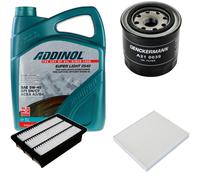 DENCKERMANN Controllo Set ADDINOL SUPER LIGHT 5W-40 5L Per Hyundai Santa Fé