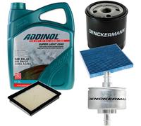 DENCKERMANN Controllo Set ADDINOL SUPER LIGHT 5W-40 5L Per Mazda 2 1.4 1.25