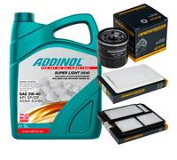 DENCKERMANN Controllo Set ADDINOL SUPER LIGHT 5W-40 5L Per Mazda 3 1.6 1.4