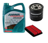 DENCKERMANN Controllo Set ADDINOL SUPER LIGHT 5W-40 5L Per Mazda MX-5 II 1.6