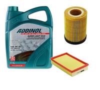 DENCKERMANN Controllo Set ADDINOL SUPER LIGHT 5W-40 5L Per Opel Agila (A)