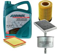 DENCKERMANN Controllo Set ADDINOL SUPER LIGHT 5W-40 5L Per Opel Astra G CC