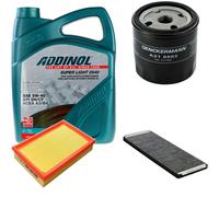 DENCKERMANN Controllo Set ADDINOL SUPER LIGHT 5W-40 5L Per Opel Calibra A