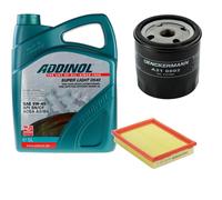 DENCKERMANN Controllo Set ADDINOL SUPER LIGHT 5W-40 5L Per Opel Corsa B 1.4i