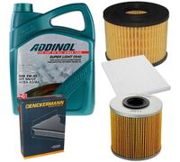 DENCKERMANN Controllo Set ADDINOL SUPER LIGHT 5W-40 5L Per Opel Corsa D 1.7