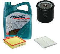 DENCKERMANN Controllo Set ADDINOL SUPER LIGHT 5W-40 5L Per Opel Omega B 2.2