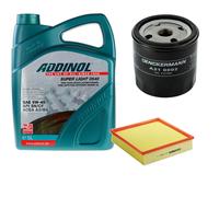 DENCKERMANN Controllo Set ADDINOL SUPER LIGHT 5W-40 5L Per Opel Omega B 2.2