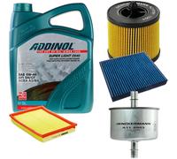 DENCKERMANN Controllo Set ADDINOL SUPER LIGHT 5W-40 5L Per Opel Zafira A 2.2
