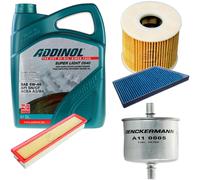 DENCKERMANN Controllo Set ADDINOL SUPER LIGHT 5W-40 5L Per Peugeot 206 CC