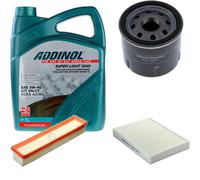 DENCKERMANN Controllo Set ADDINOL SUPER LIGHT 5W-40 5L Per Renault Clio II