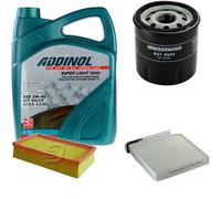 DENCKERMANN Controllo Set ADDINOL SUPER LIGHT 5W-40 5L Per Renault Clio III