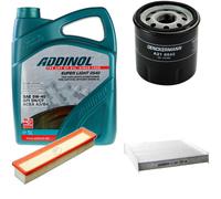 DENCKERMANN Controllo Set ADDINOL SUPER LIGHT 5W-40 5L Per Renault Clio IV