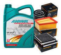DENCKERMANN Controllo Set ADDINOL SUPER LIGHT 5W-40 5L Per Renault Espace
