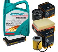 DENCKERMANN Controllo Set ADDINOL SUPER LIGHT 5W-40 5L Per Renault Espace IV