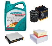 DENCKERMANN Controllo Set ADDINOL SUPER LIGHT 5W-40 5L Per Renault Espace V
