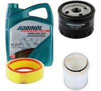 DENCKERMANN Controllo Set ADDINOL SUPER LIGHT 5W-40 5L Per Renault Kangoo