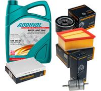 DENCKERMANN Controllo Set ADDINOL SUPER LIGHT 5W-40 5L Per Renault Kangoo