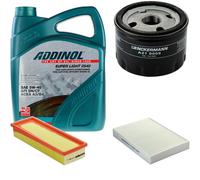 DENCKERMANN Controllo Set ADDINOL SUPER LIGHT 5W-40 5L Per Renault Kangoo