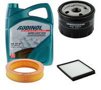 DENCKERMANN Controllo Set ADDINOL SUPER LIGHT 5W-40 5L Per Renault Megane