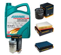 DENCKERMANN Controllo Set ADDINOL SUPER LIGHT 5W-40 5L Per Renault Scénic