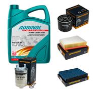 DENCKERMANN Controllo Set ADDINOL SUPER LIGHT 5W-40 5L Per Renault Scénic