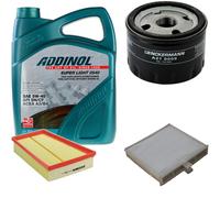 DENCKERMANN Controllo Set ADDINOL SUPER LIGHT 5W-40 5L Per Renault Scénic II