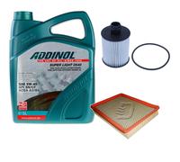 DENCKERMANN Controllo Set ADDINOL SUPER LIGHT 5W-40 5L Per Saab 9-3 Kombi